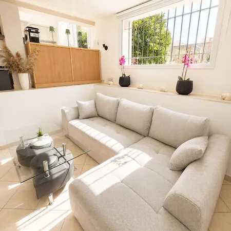 Jasmin - T4, 6p, Pk, Clim, Piscine, Terrasse Антіб